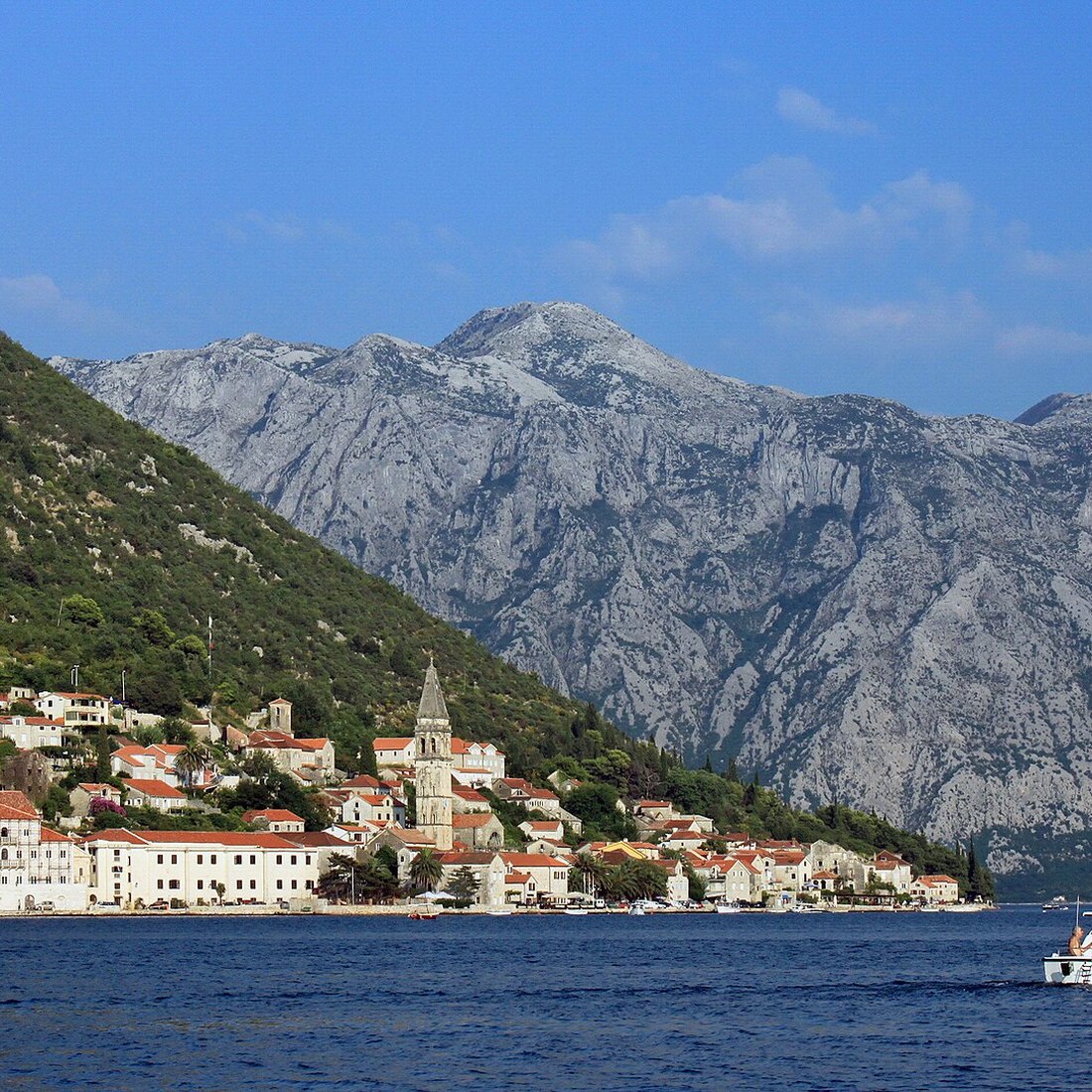 Perast sa mora, Bokokotorski zaliv