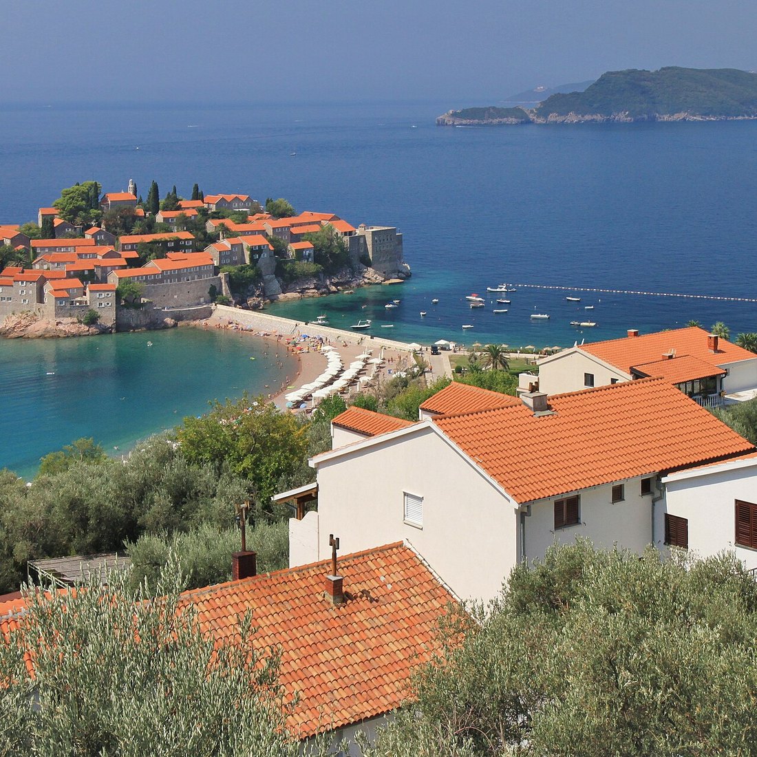 Sveti Stefan, Budvanska rivijera